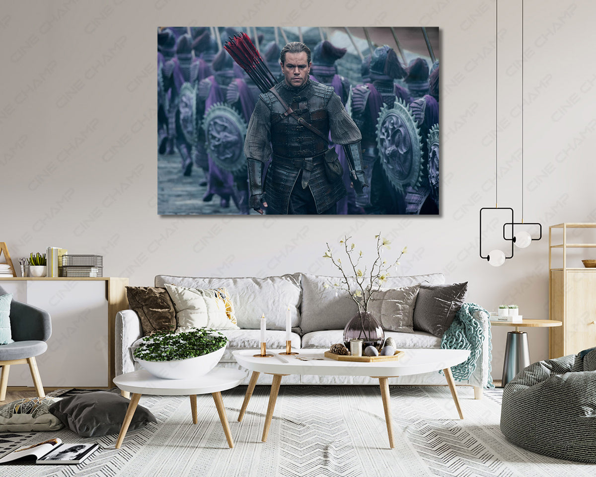 The Great Wall Matt Damon Movie Canvas