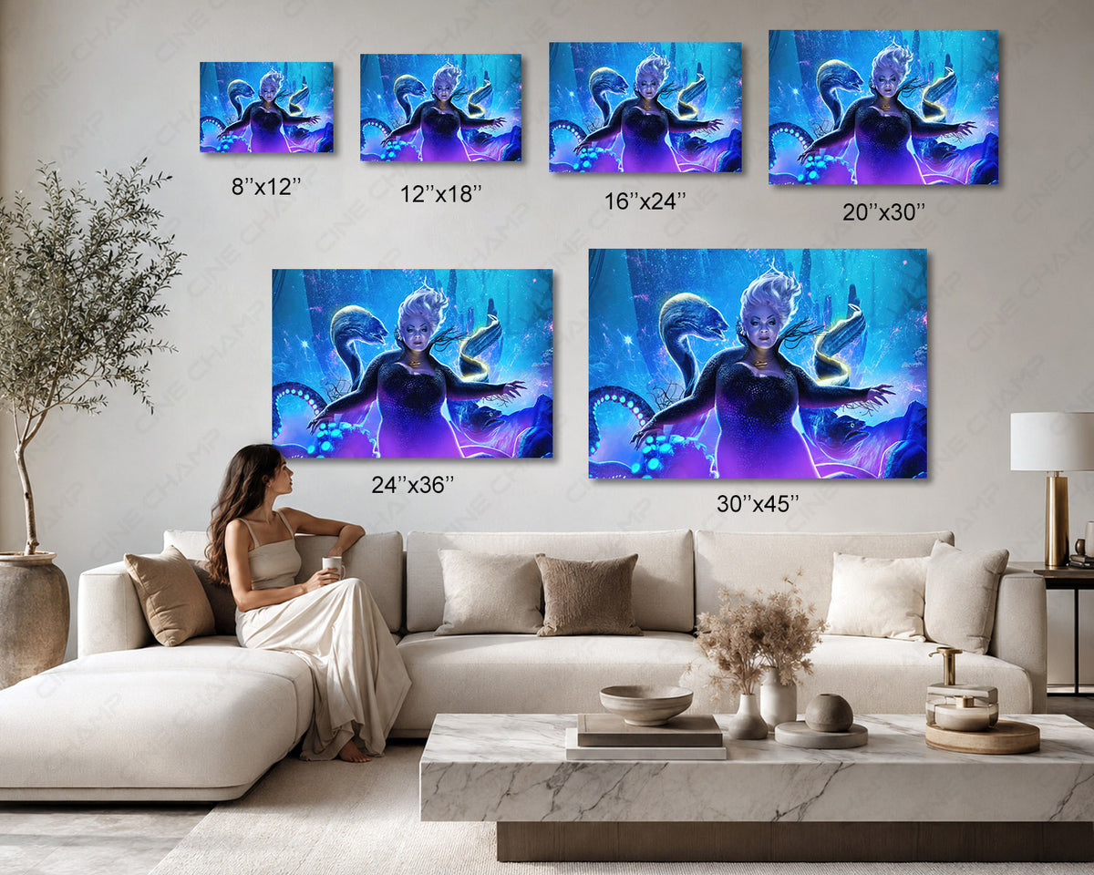 The Little Mermaid Ursula Character Wall Art