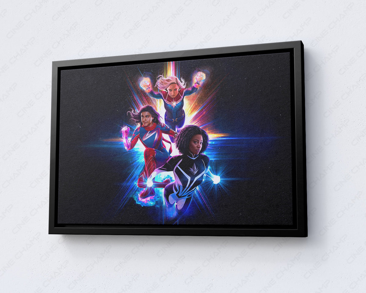The Marvels Movie Poster Canvas