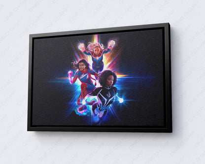 The Marvels Movie Poster Canvas