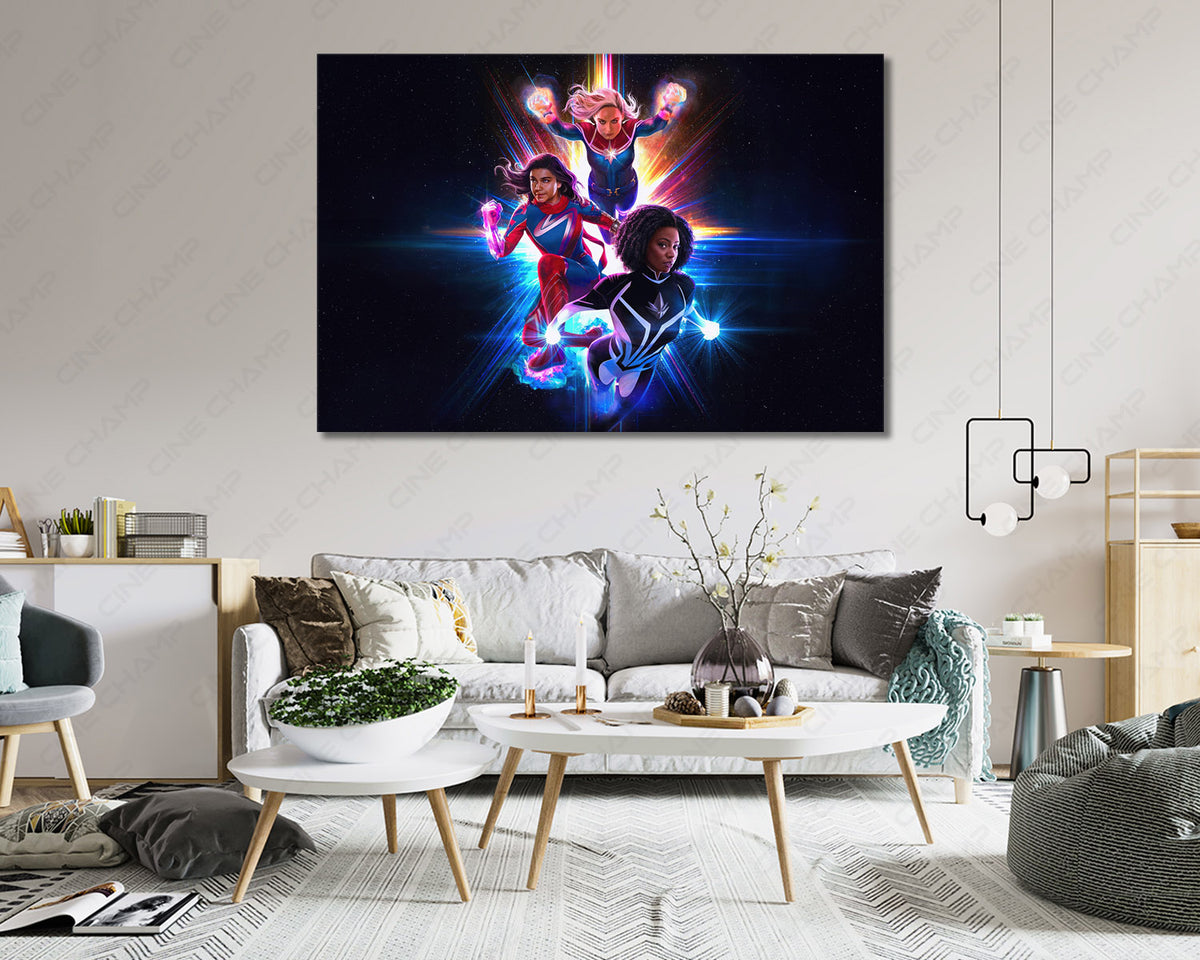 The Marvels Superhero Cinematic Artwork