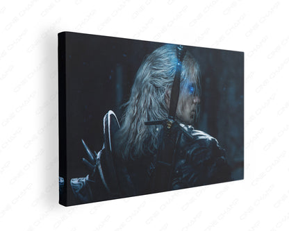 The Witcher dark fantasy canvas wall art