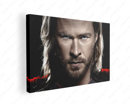 Thor Canvas Print Gallery Wrap Featuring Marvel God of Thunder Inspired Wall Artwork