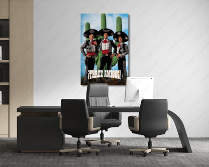Three Amigos Film Artwork