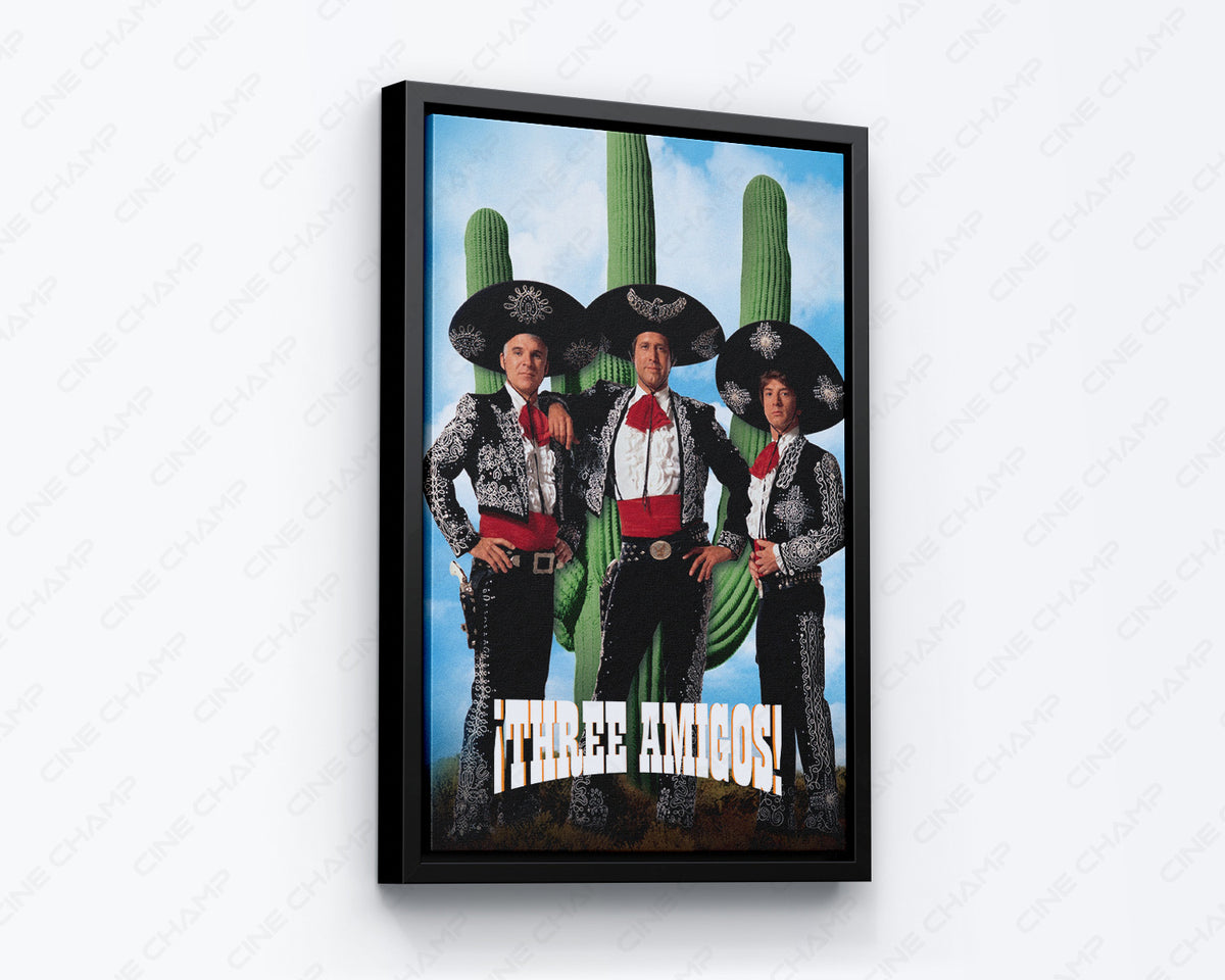 Three Amigos Movie Poster Canvas