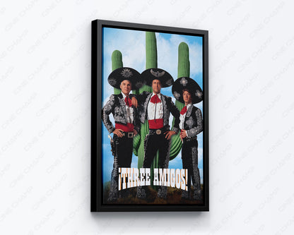 Three Amigos Movie Poster Canvas