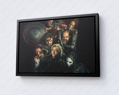 Thunderbolts Movie Poster Canvas