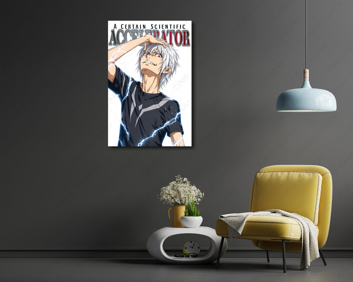 Toaru Accelerator Anime Wall Art