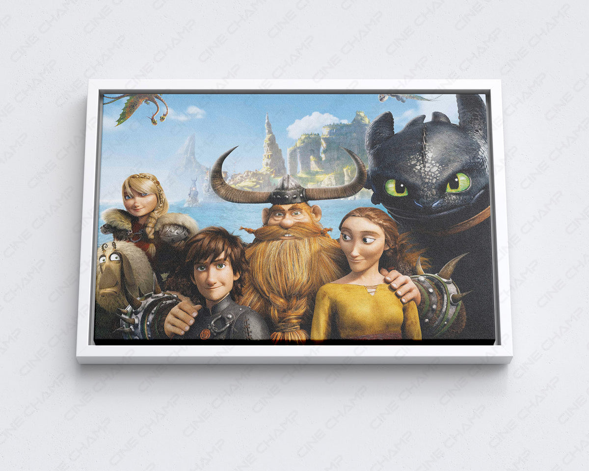Toothless wall art for dragon lovers