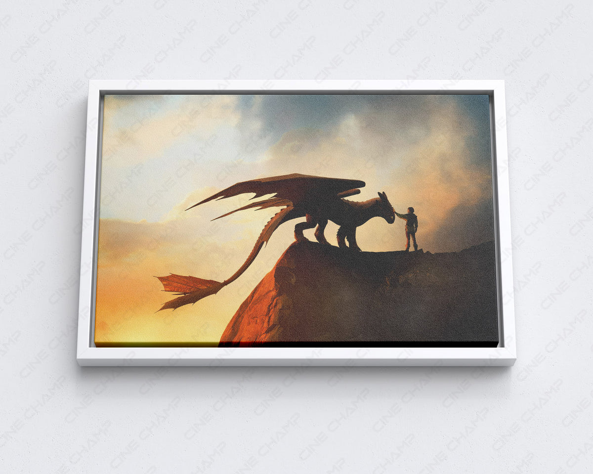 Toothless wall art for movie fans