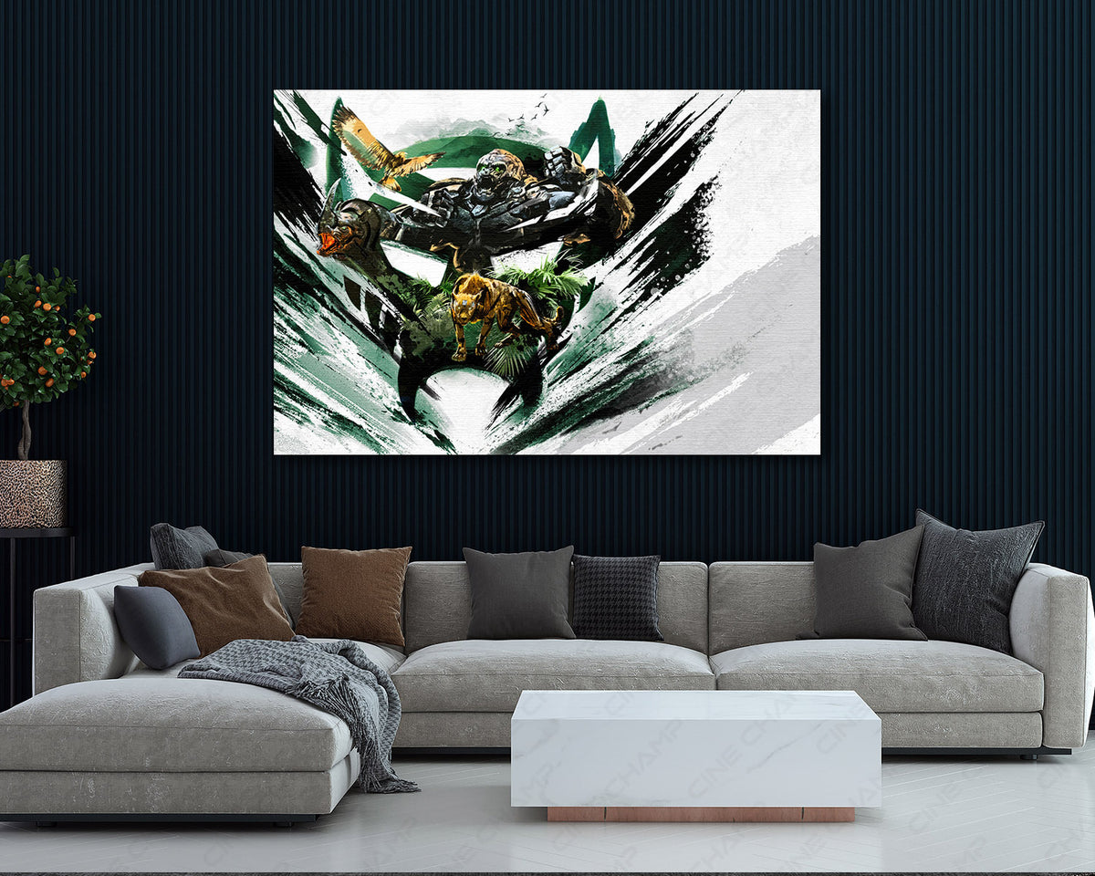 Transformers Rise of the Beasts Maximals Canvas Print