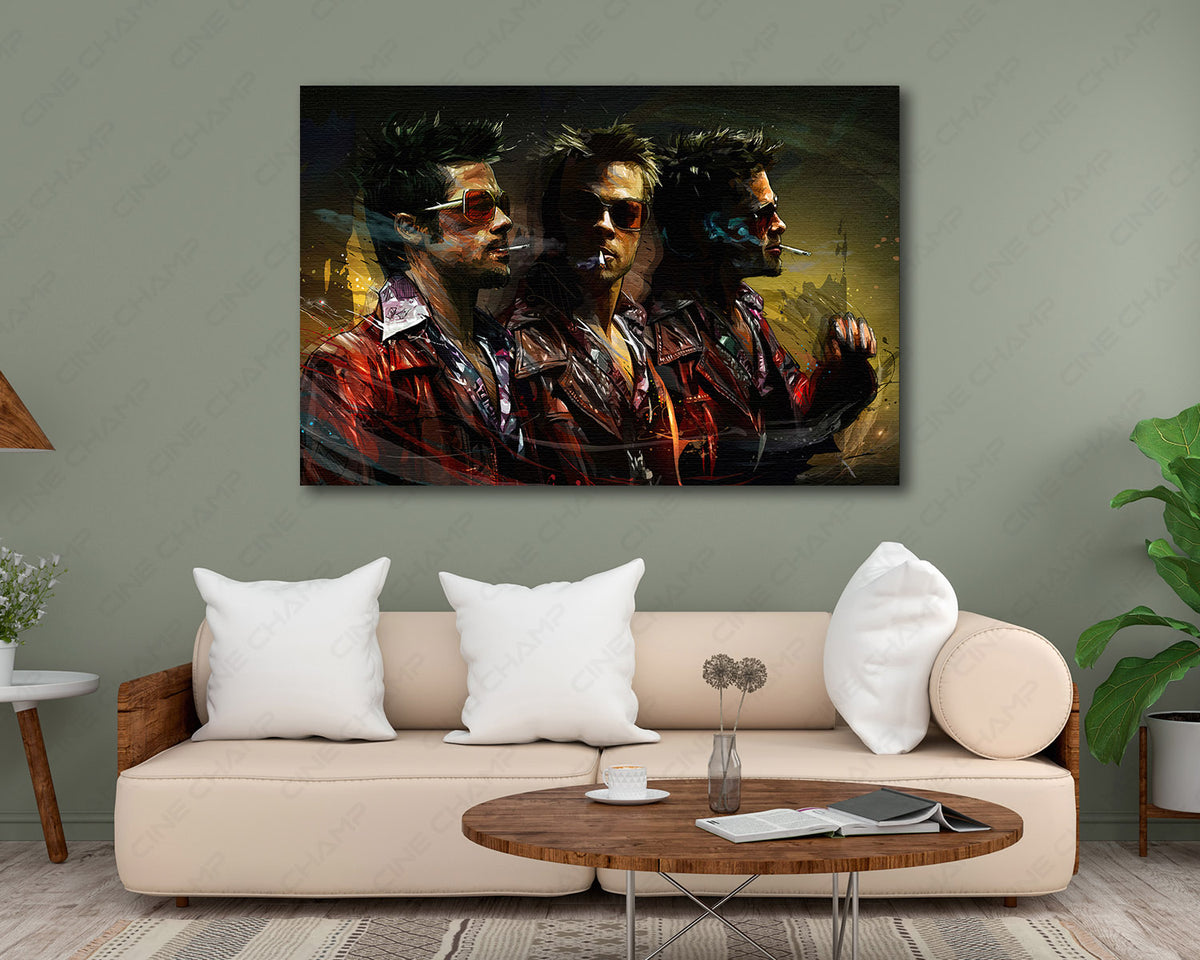 Tyler Durden wall art for modern interior