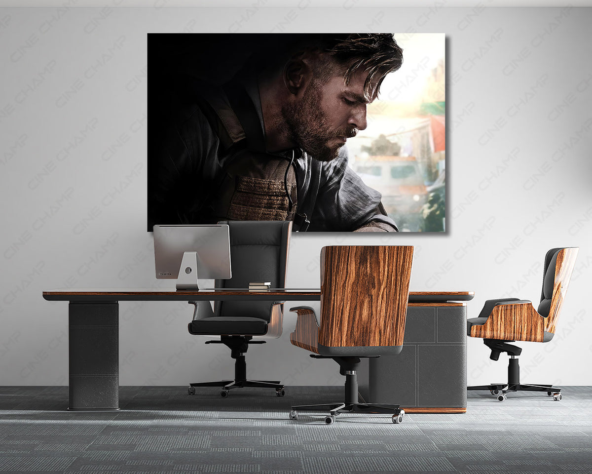 Tyler Rake Extraction Canvas Print