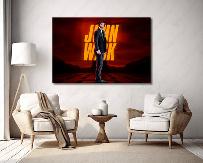 Unstoppable John Wick character movie artwork
