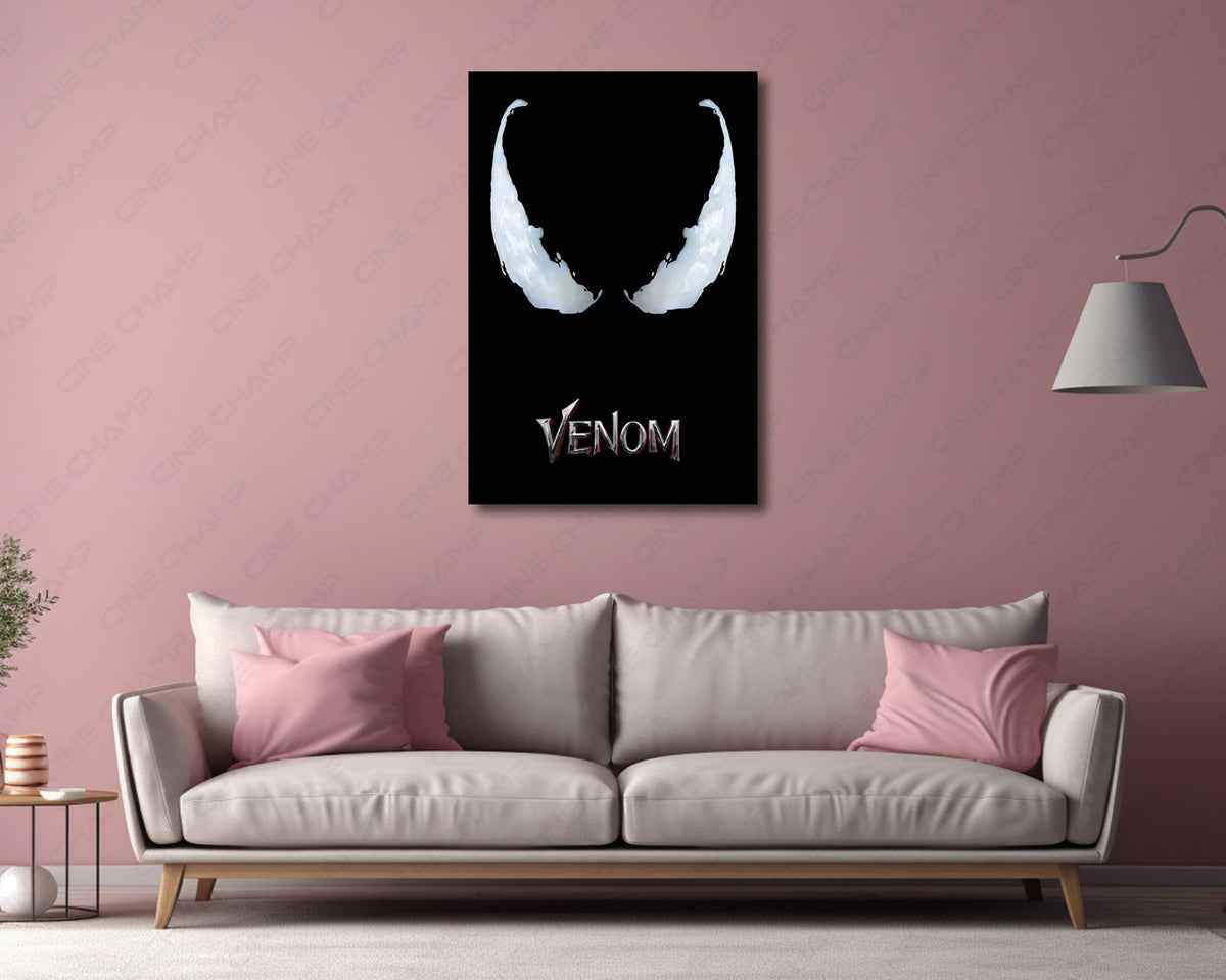 Venom Sharp Teeth Canvas Wall Decor