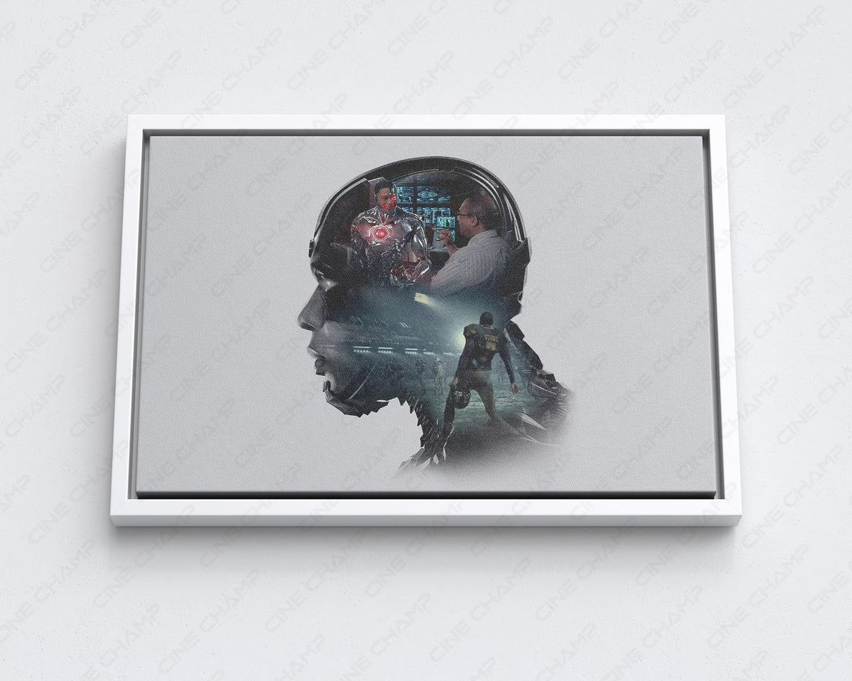 Victor Stone Cyborg Canvas Print