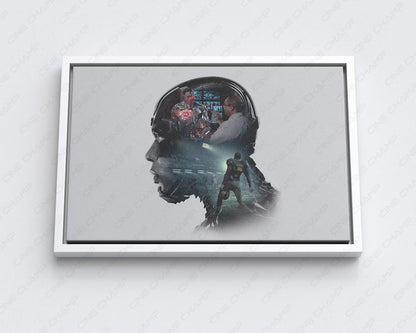 Victor Stone Cyborg Canvas Print