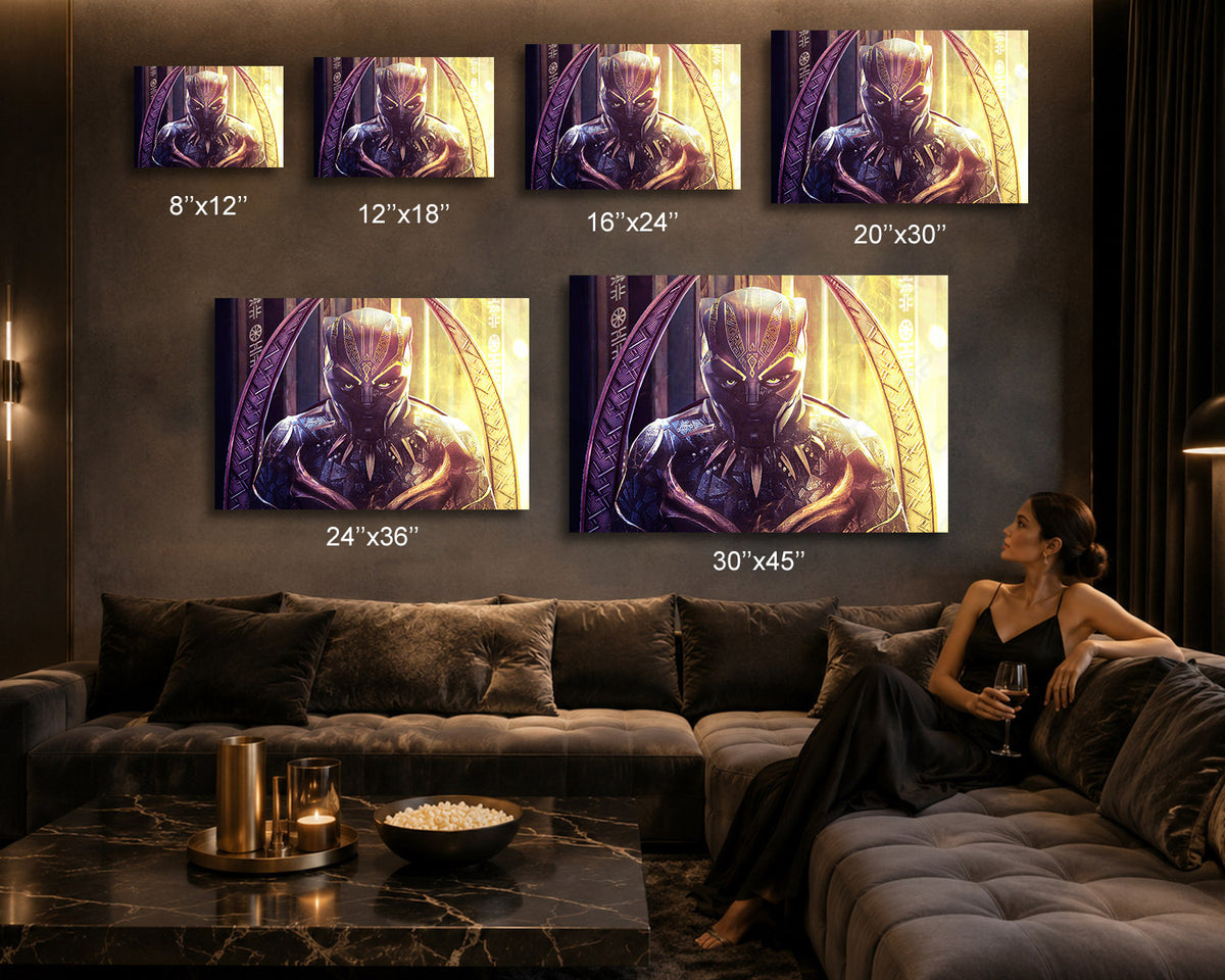 Wakanda Forever Movie Poster Canvas