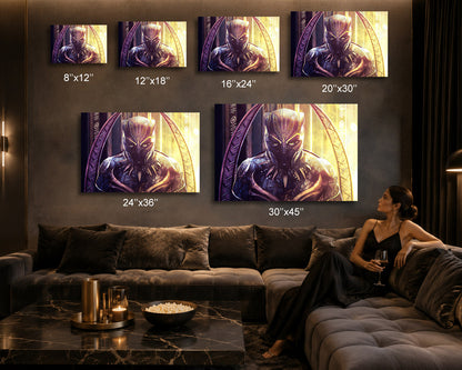 Wakanda Forever Movie Poster Canvas