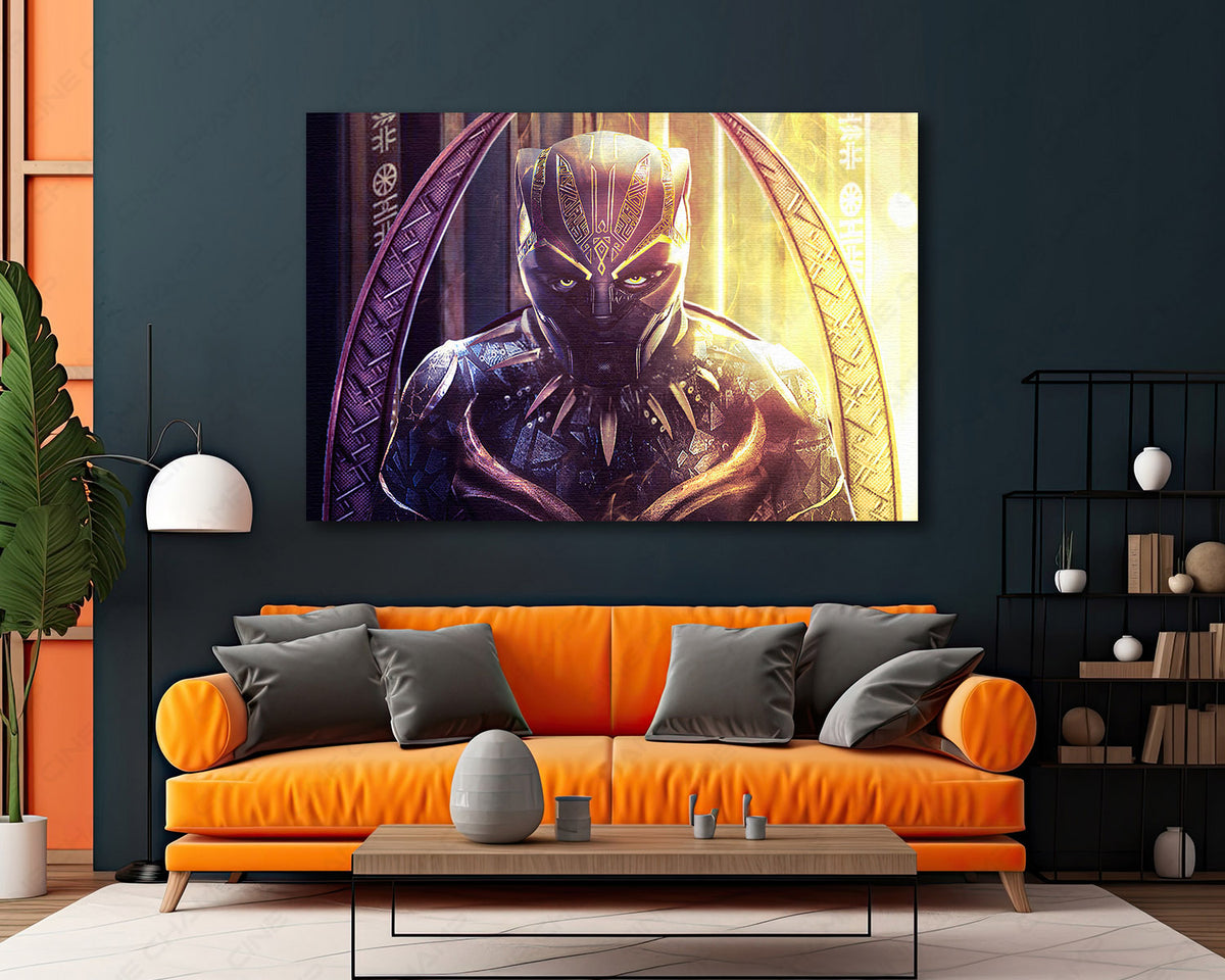 Wakanda Forever Superhero Canvas Print