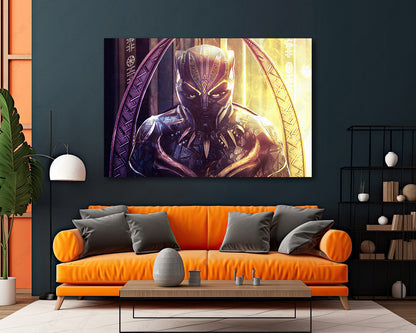 Wakanda Forever Superhero Canvas Print