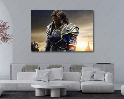 Anduin Lothar Warcraft Canvas Print
