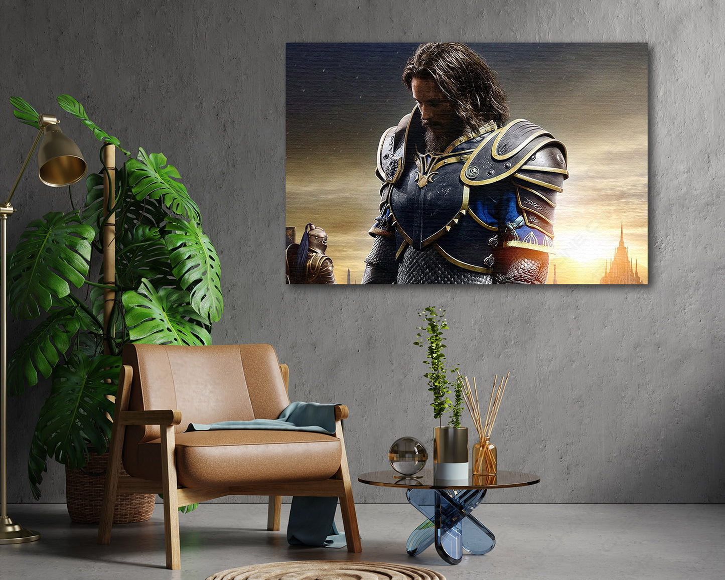 Anduin Lothar Warcraft Canvas Print