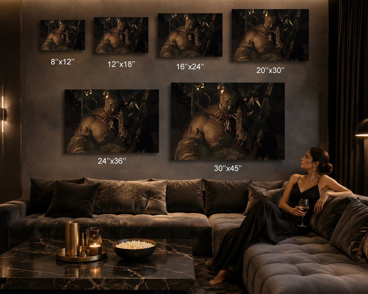 Warcraft Orc Warrior Wall Art