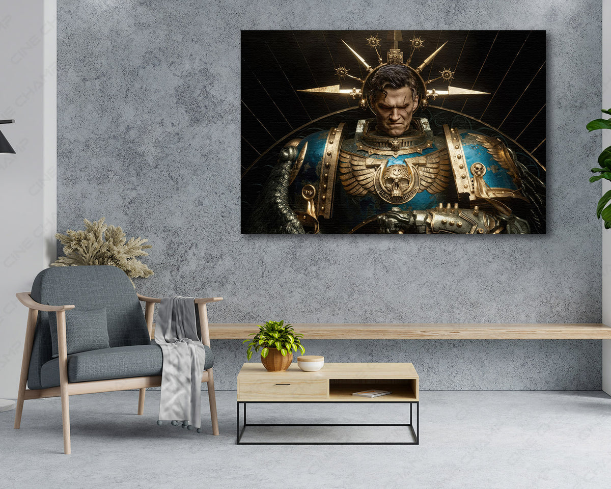 Warhammer battle canvas print