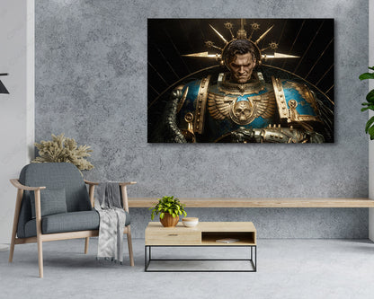 Warhammer battle canvas print