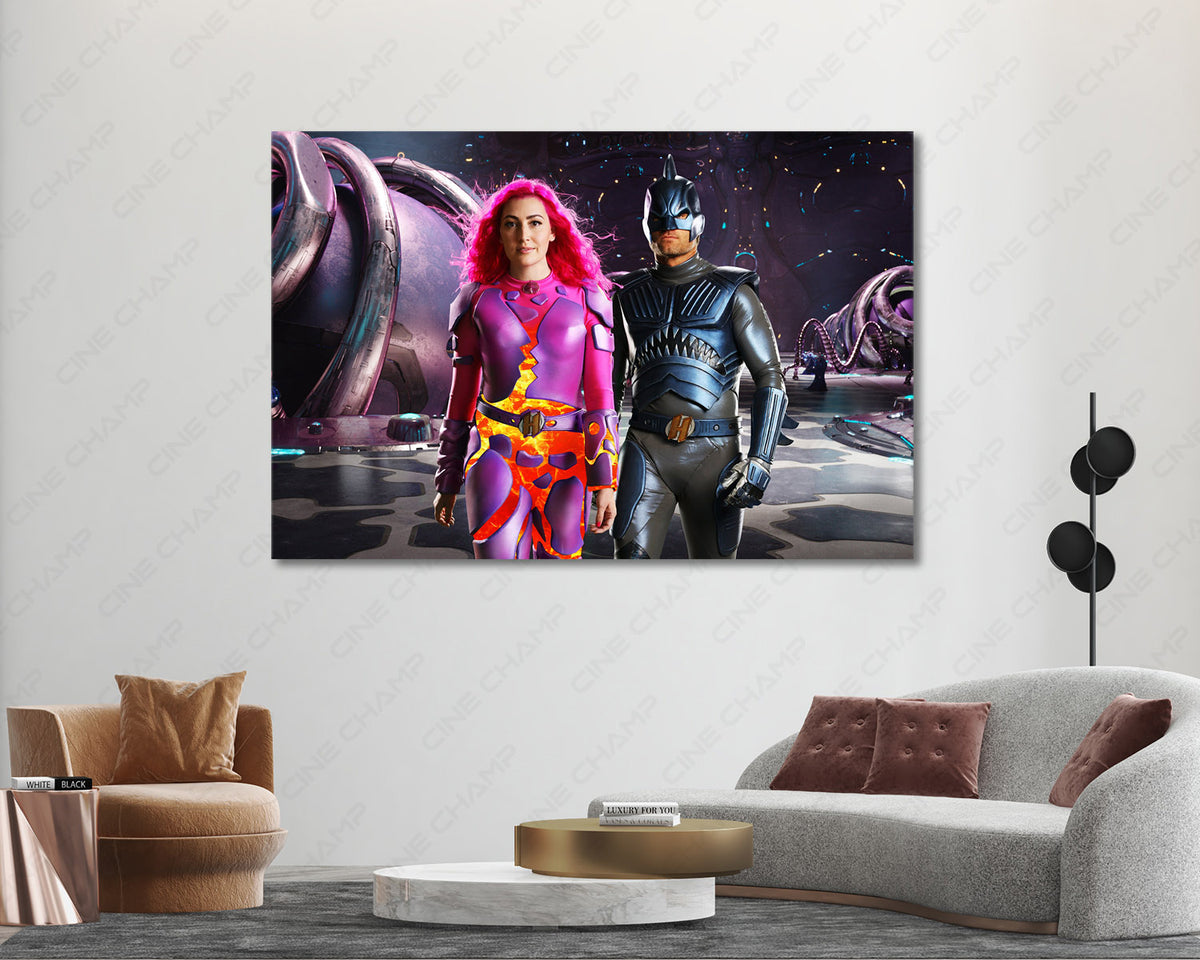 We Can Be Heroes Canvas Artwork