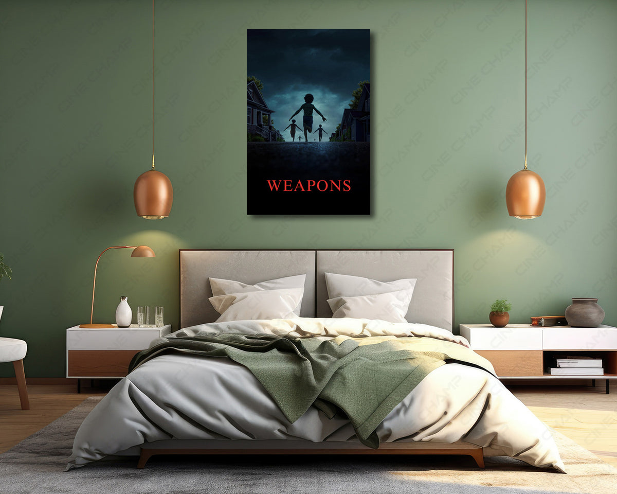 Weapons Bedroom Wall Art