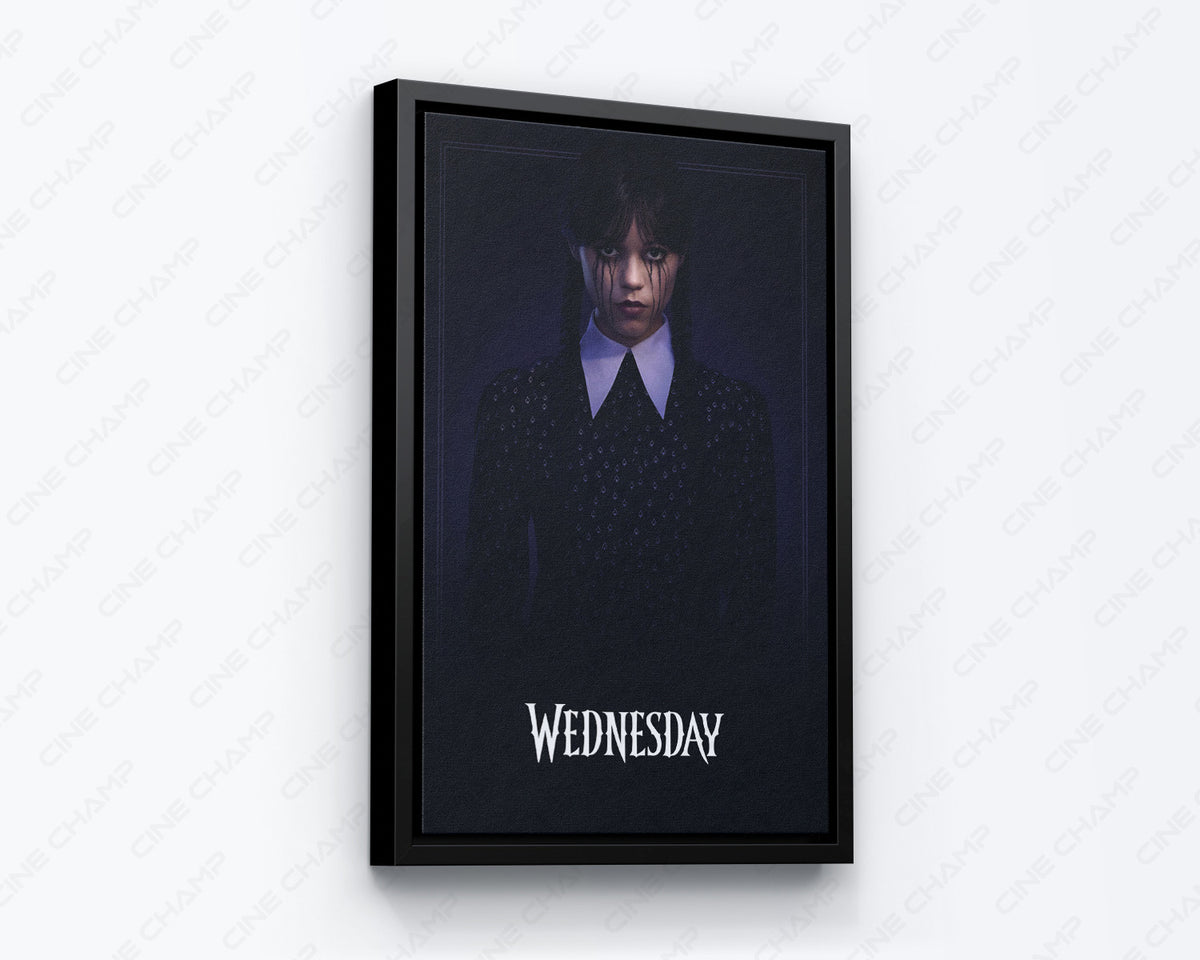 Wednesday Dark Academia Canvas Wall Decor