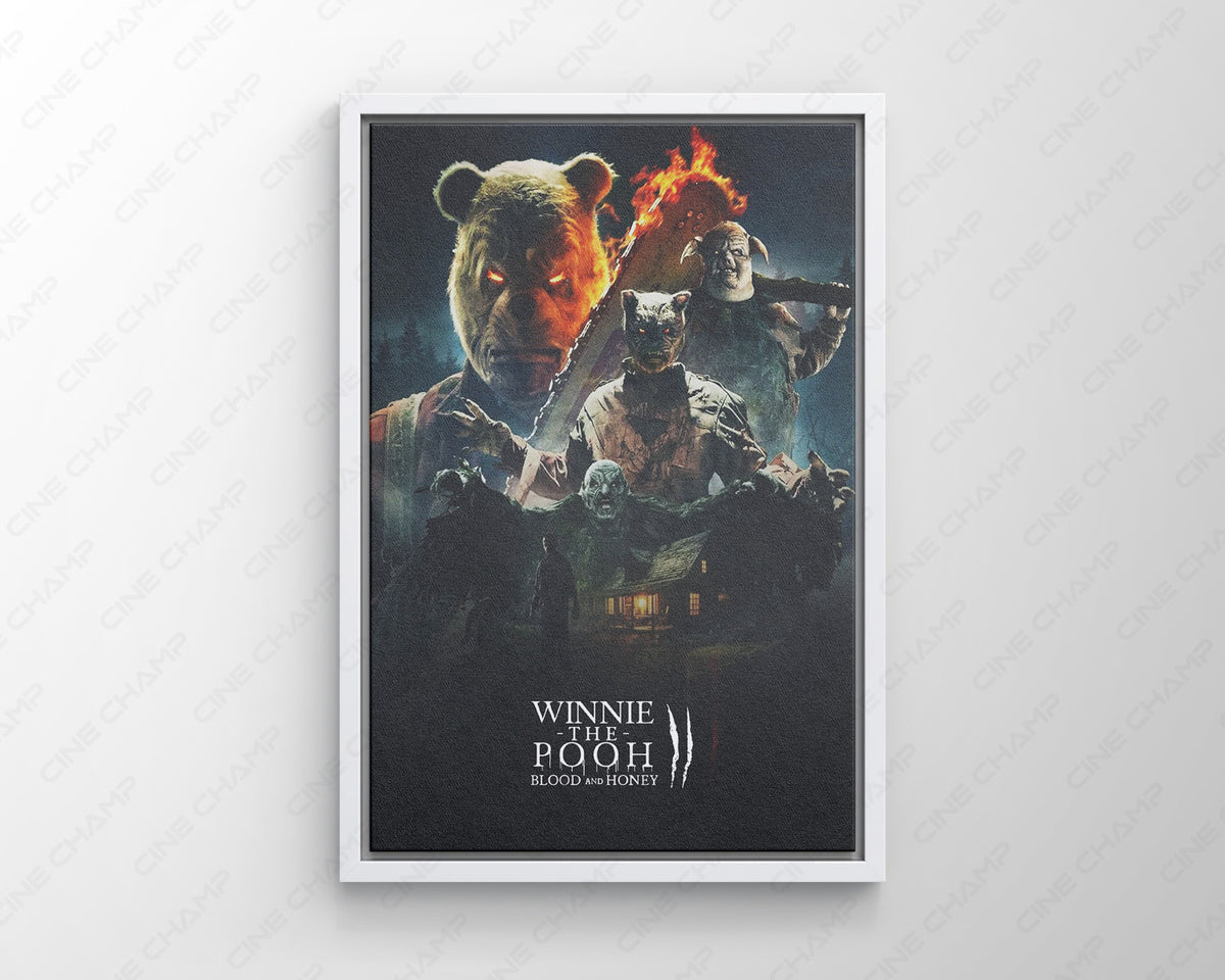 Winnie-the-Pooh 2 dark fairytale horror wall decor