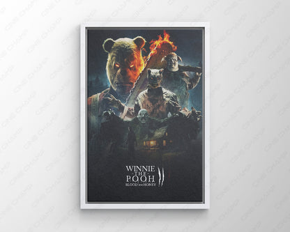 Winnie-the-Pooh 2 dark fairytale horror wall decor