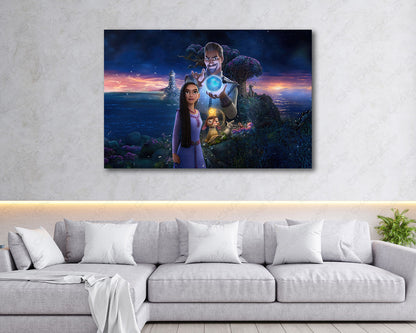 Wish animated movie canvas for bedroom