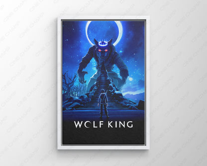 Wolf King Mythical Wolf Wall Art for Collectors