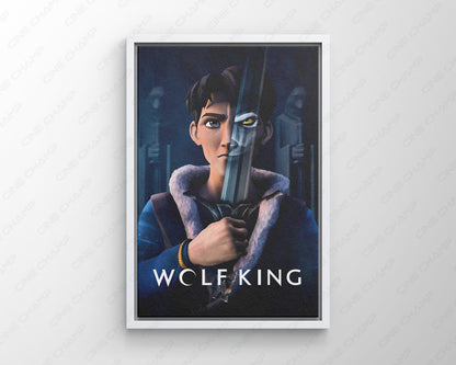 Wolf King Wolf Theme Wall Art for Gaming Room
