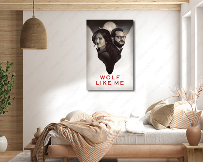 Wolf Like Me Supernatural Wall Print for Bedroom
