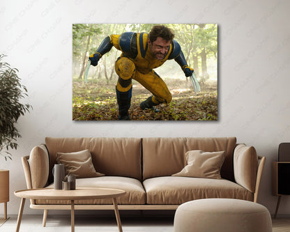 Wolverine X Men Superhero Canvas Print
