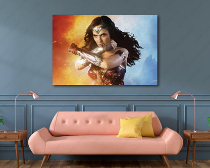 Wonder Woman DC hero wall art