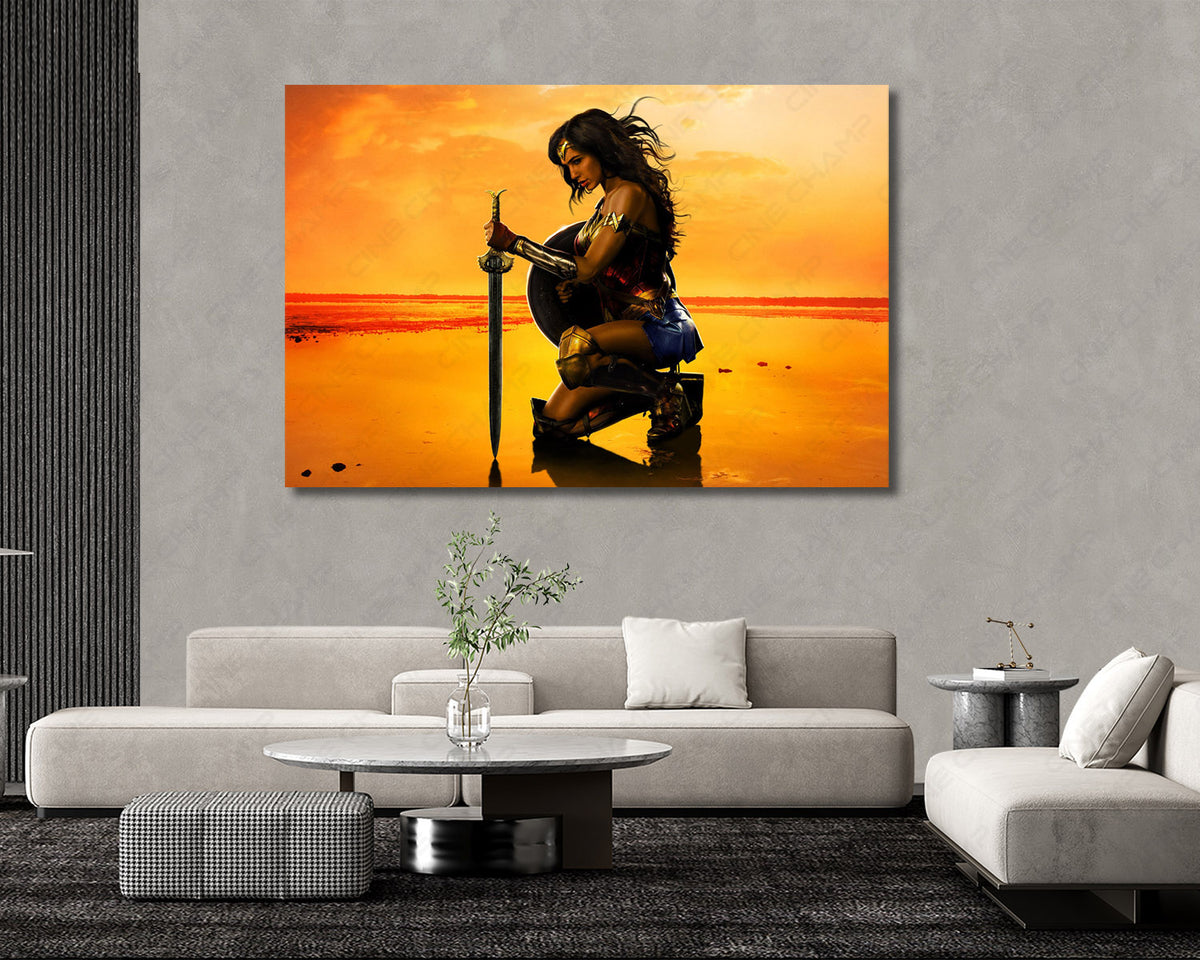 Wonder Woman Movie Canvas Artwork