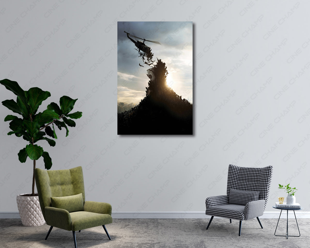 World War Z Zombie Apocalypse Movie Wall Art