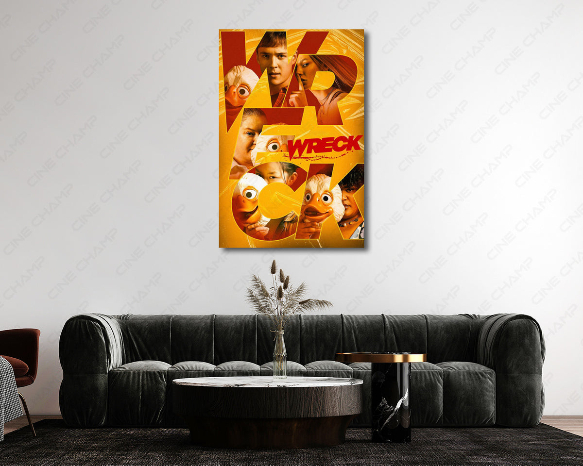 Wreck Movie Inspired Canvas Wall Decor