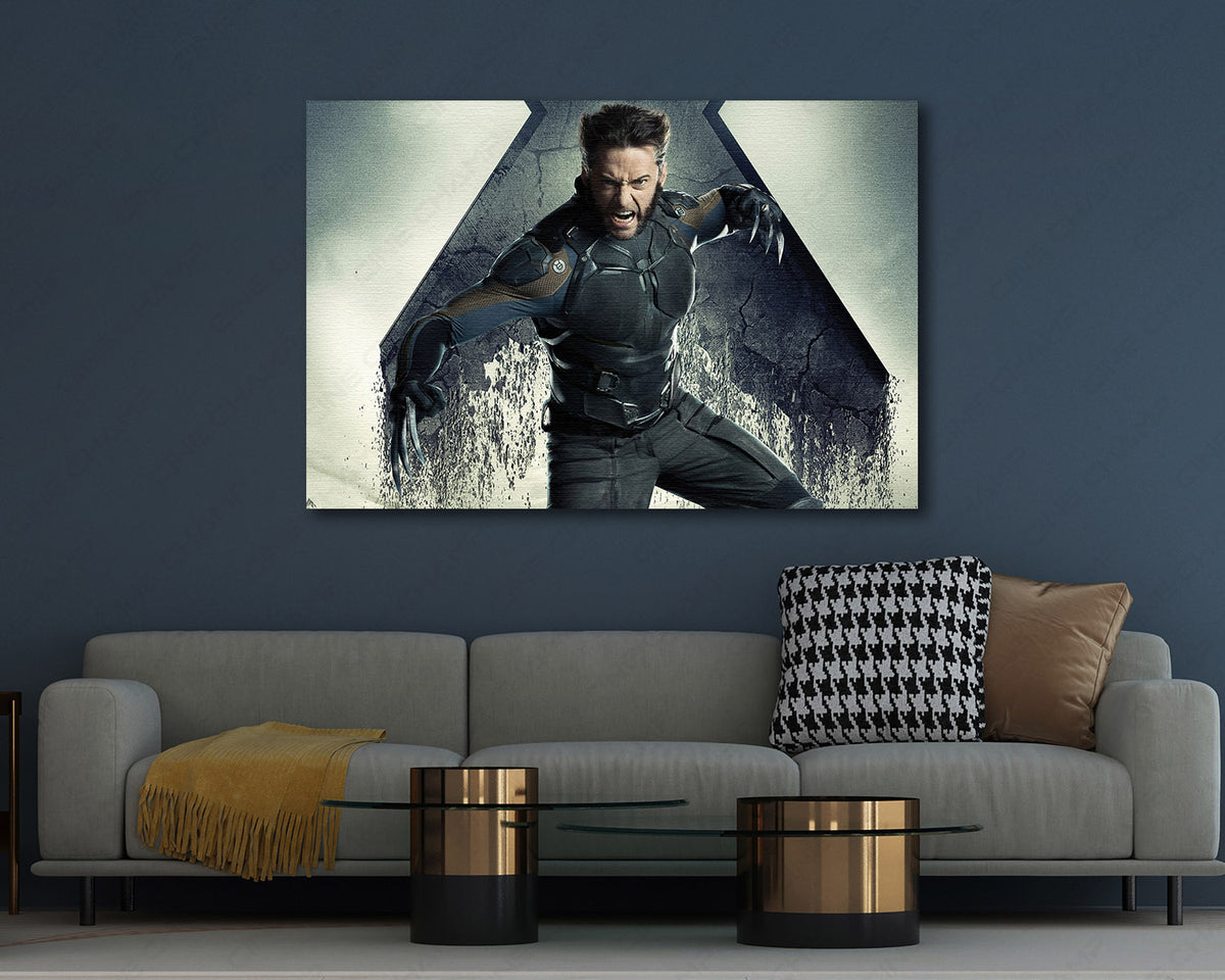 X-Men cinematic superhero canvas artwork