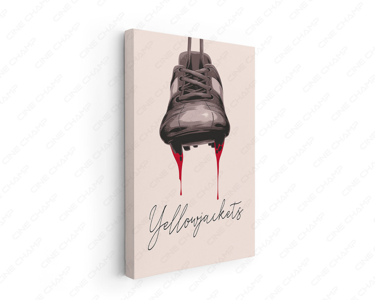 Yellowjackets canvas wall art inspired by the psychological survival drama
