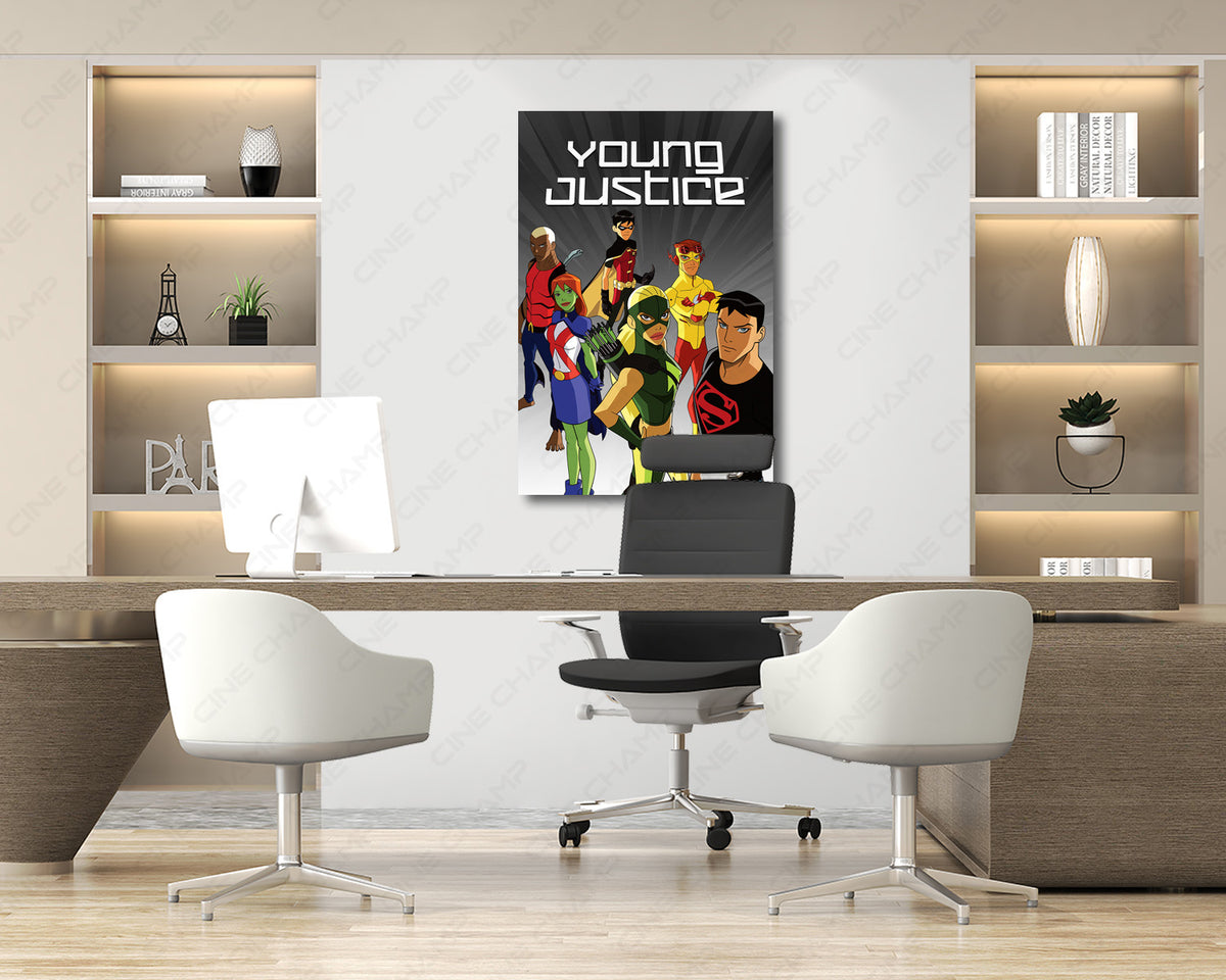 Young Justice Animated Series Canvas Wall Decor