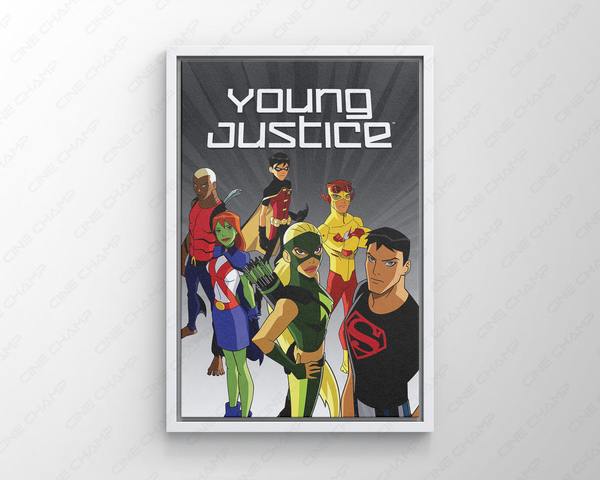 Young Justice Robin and Superboy Inspired Wall Art