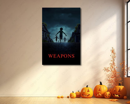 Zach Cregger Weapons Horror Canvas Decor