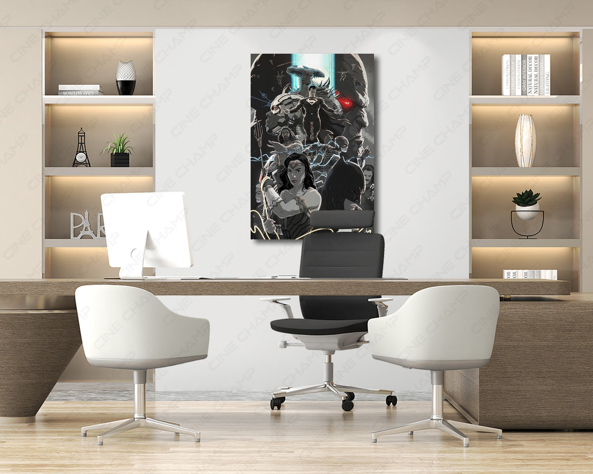 Zack Snyder Justice League DC Extended Universe Canvas Print